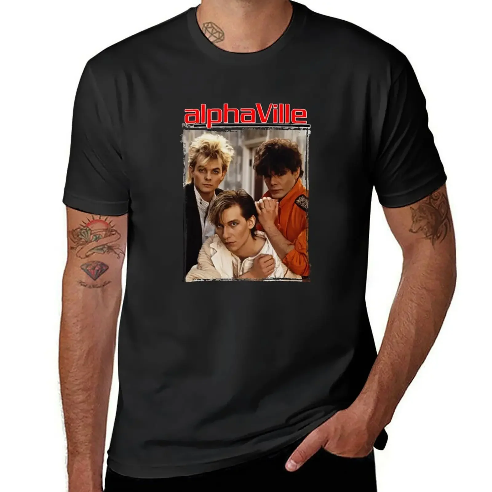 Alphaville T-Shirt graphics cotton graphic tees t shirts for men graphic