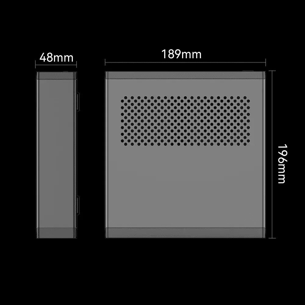 Mini PC originale Minisön MS-01 Intel Core i9-13900H vPro DDR5 64G RAM U.2 15TSSD Supporto aziendale Mini PC da gioco Ethernet