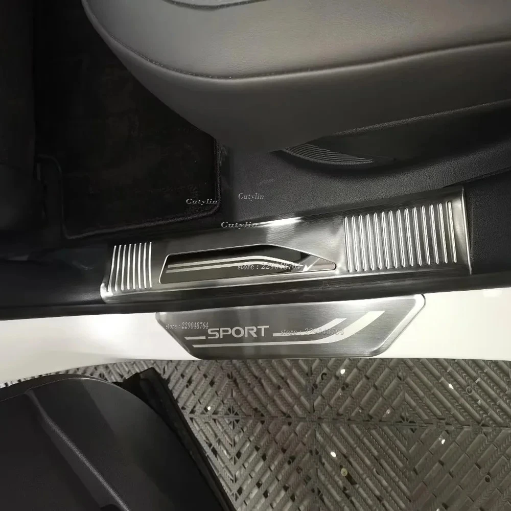 For Lexus RX 350h 450h 500h 2023 2024 Inner Outer Door Sill Scuff Plate Protector Cover Welcome Threshold Car Accessories