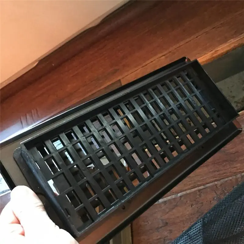 A20F-8Pack Floor Register Cover Trap,Vent Traps For Home Floor 4 X 12Inch,Floor Vent Mesh Covers Fits Most Floor Registers