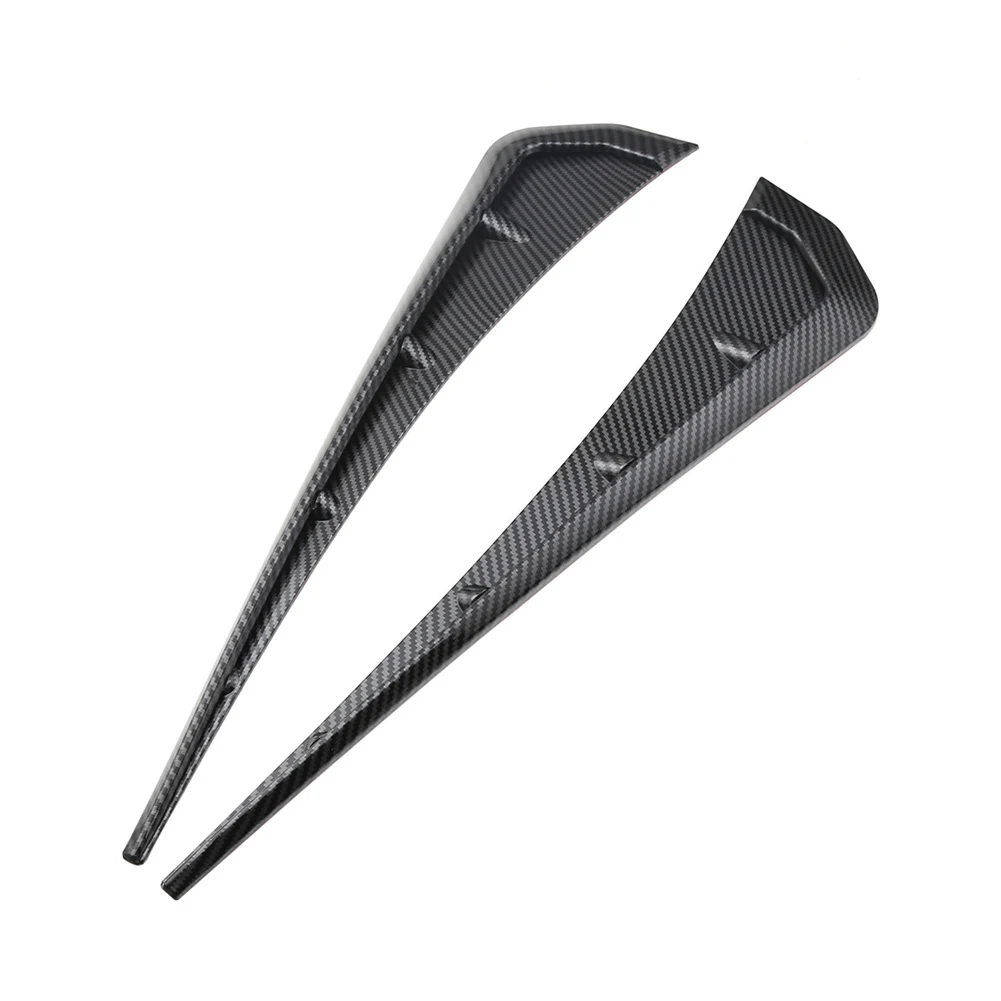 Car Side Fender Spoiler Trim ABS Material Carbon Fiber Pattern Wind Gills for Improved Aerodynamics and Fender Protection