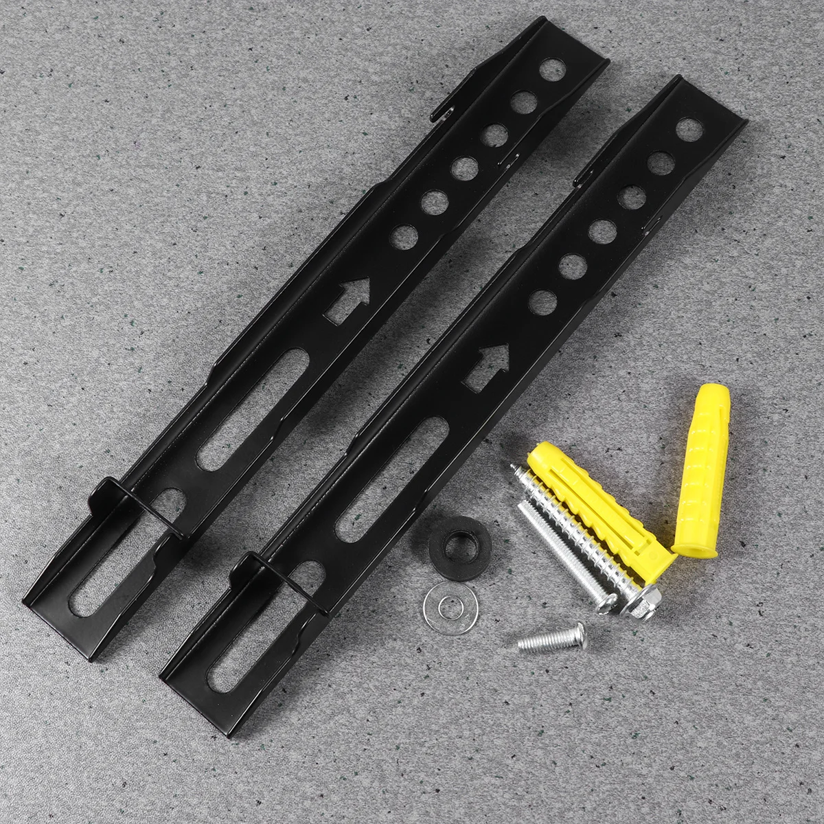 

Universal Steel Wall Bracket Fixed Mount Safe Double Hook Fit 17-43 Inch LCD Flat Position Ultra Low Profile