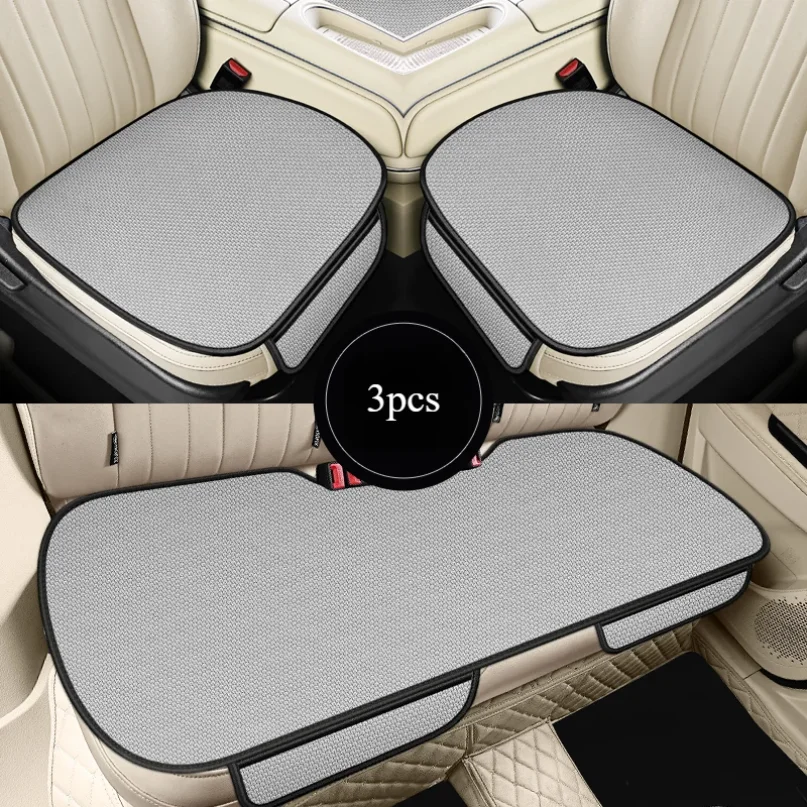 Breathable Ice Silk Car Seat Cushion, Non-slip & Wear-resistant, Universal for All Seasons