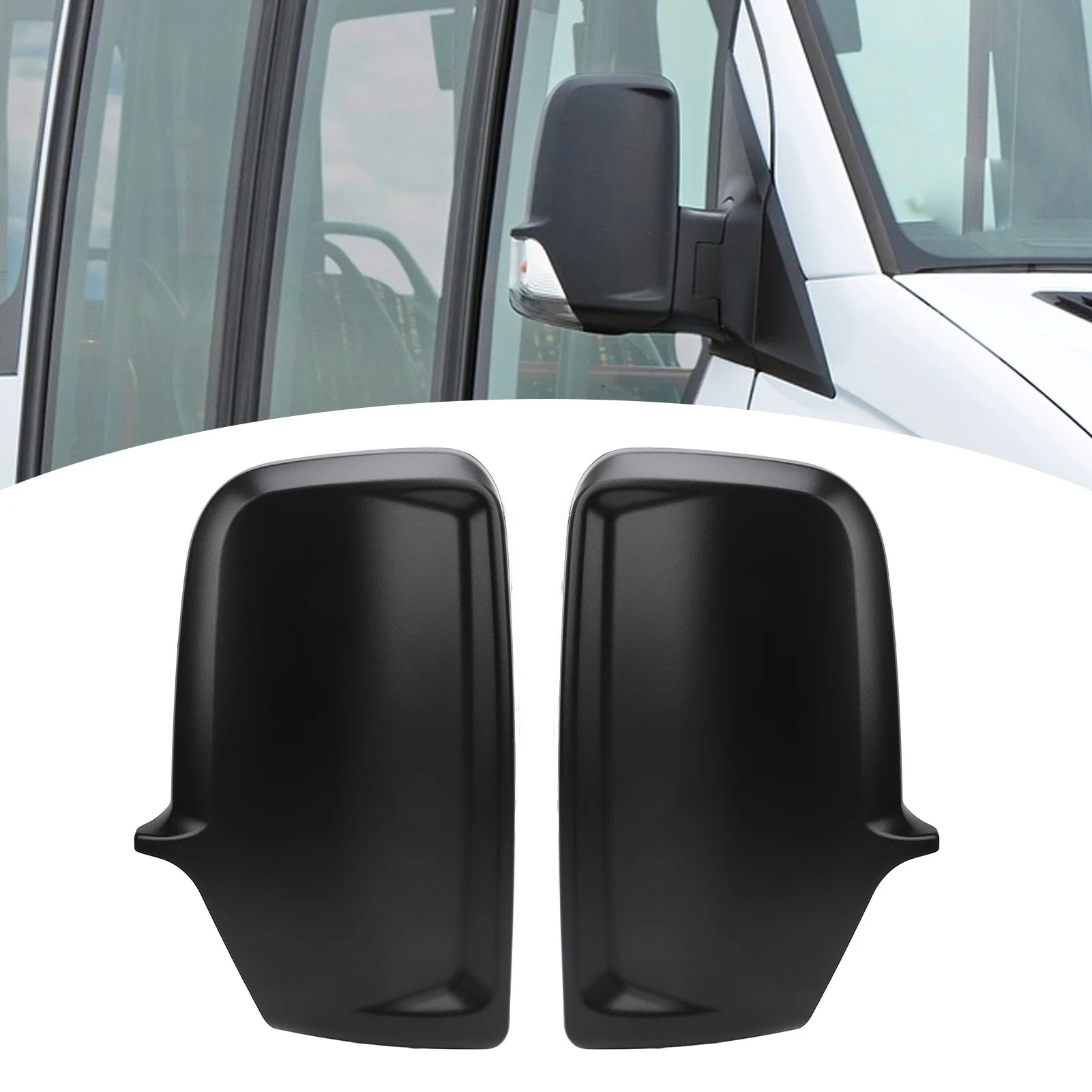 Espelho retrovisor do carro escudo espelho retrovisor tampa asa espelho capa substituição para sprinter 906 2006-2018 acessórios automóveis