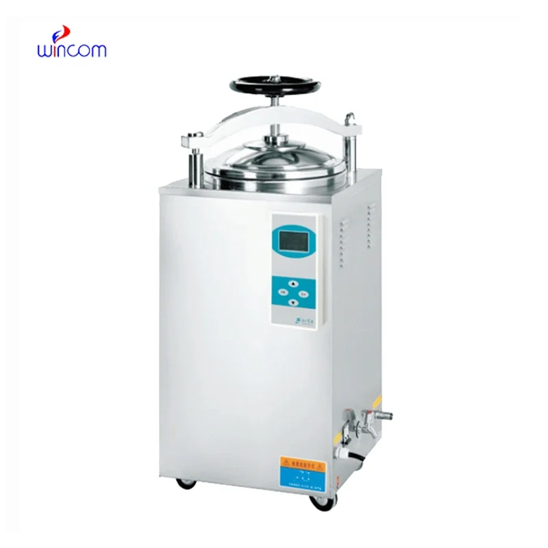 

Wincom High Quality Dental Medical Sterilizer 35L 50L 75L 100L Vertical Pressure Steam Sterlizer