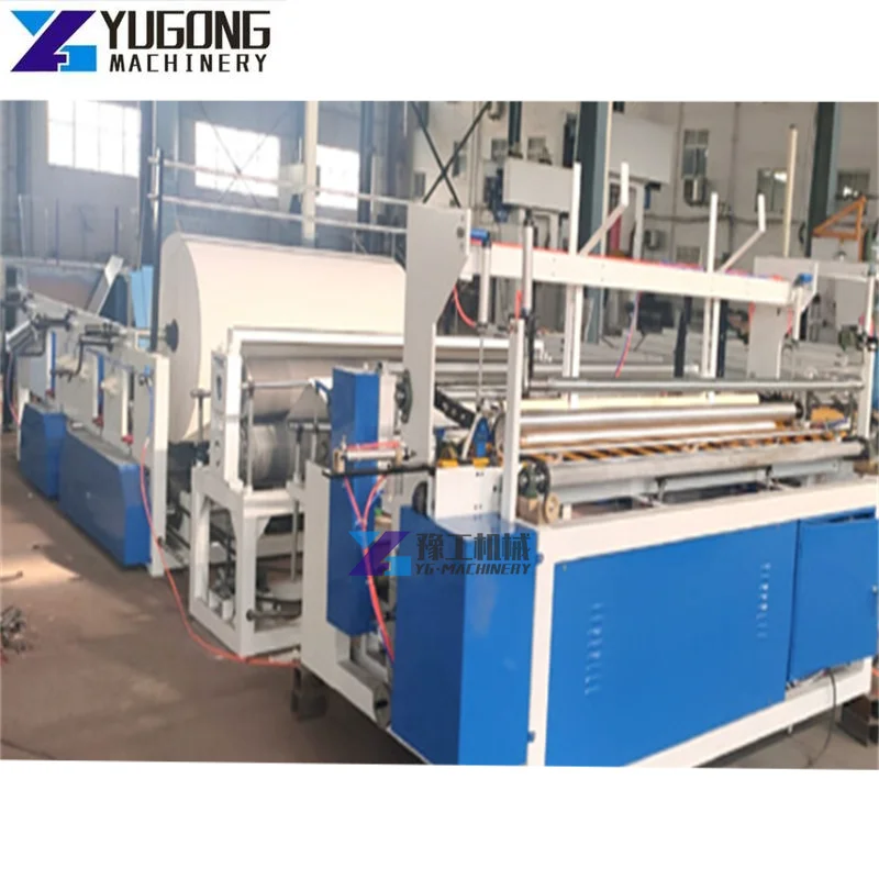 Toilet Paper Machine Cutting Manufacturing Rewinding Machinery Automatic Tissue Toilet Paper Making Machine Prices