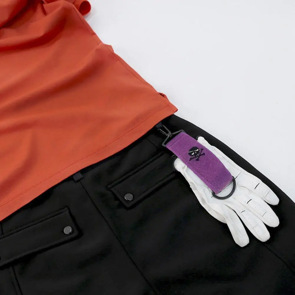 Fastener Tape Carabiner Fine Workmanship Unique Golf Towel Tape Carabiner Polyester Fastener Tape Hook Outdoor Accessories
