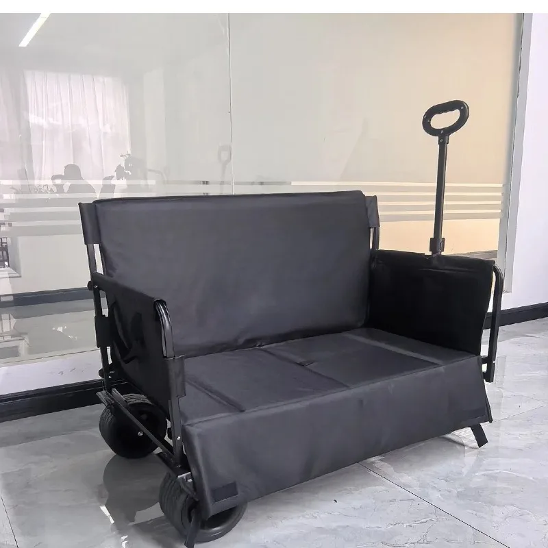 

Cross-border outdoor camping cart Multifunctional sofa seat Camping vehicle Children's reclining camper outdoor camper