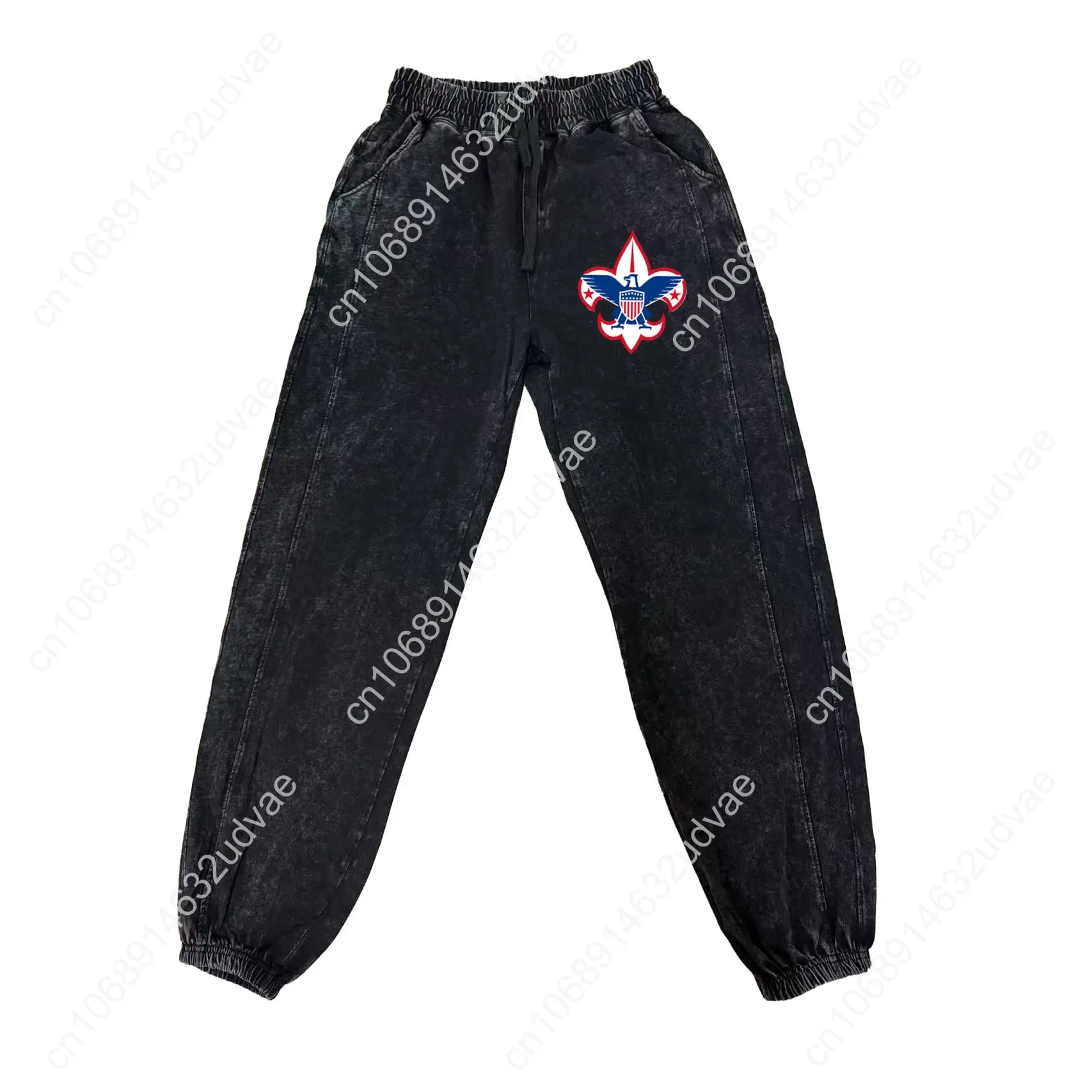 

Scouts of America Pants Man Woman Teenager Retro Vintage Trousers Cotton Elastic Sweatpants Logo Customized Pant with Pocket