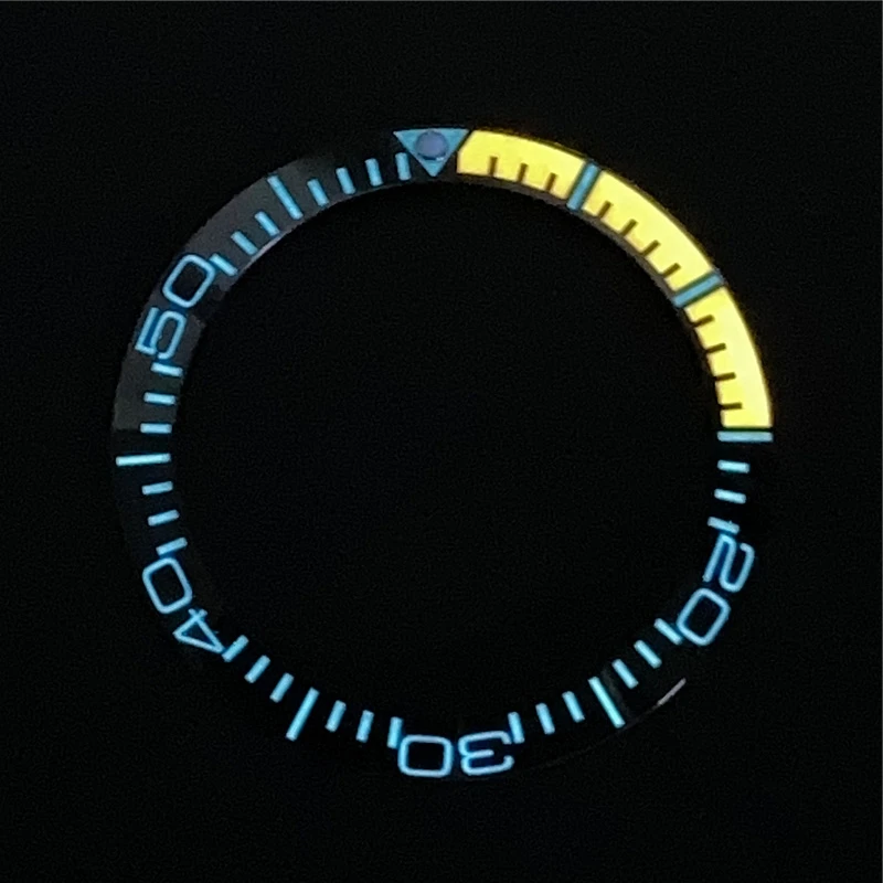 Luxury 20 Styles Of 40mm Bgw9 Luminescent Watch Ceramic Bezel Insert For Seiko GMT SUB Observed Hippocampus Replacement Parts