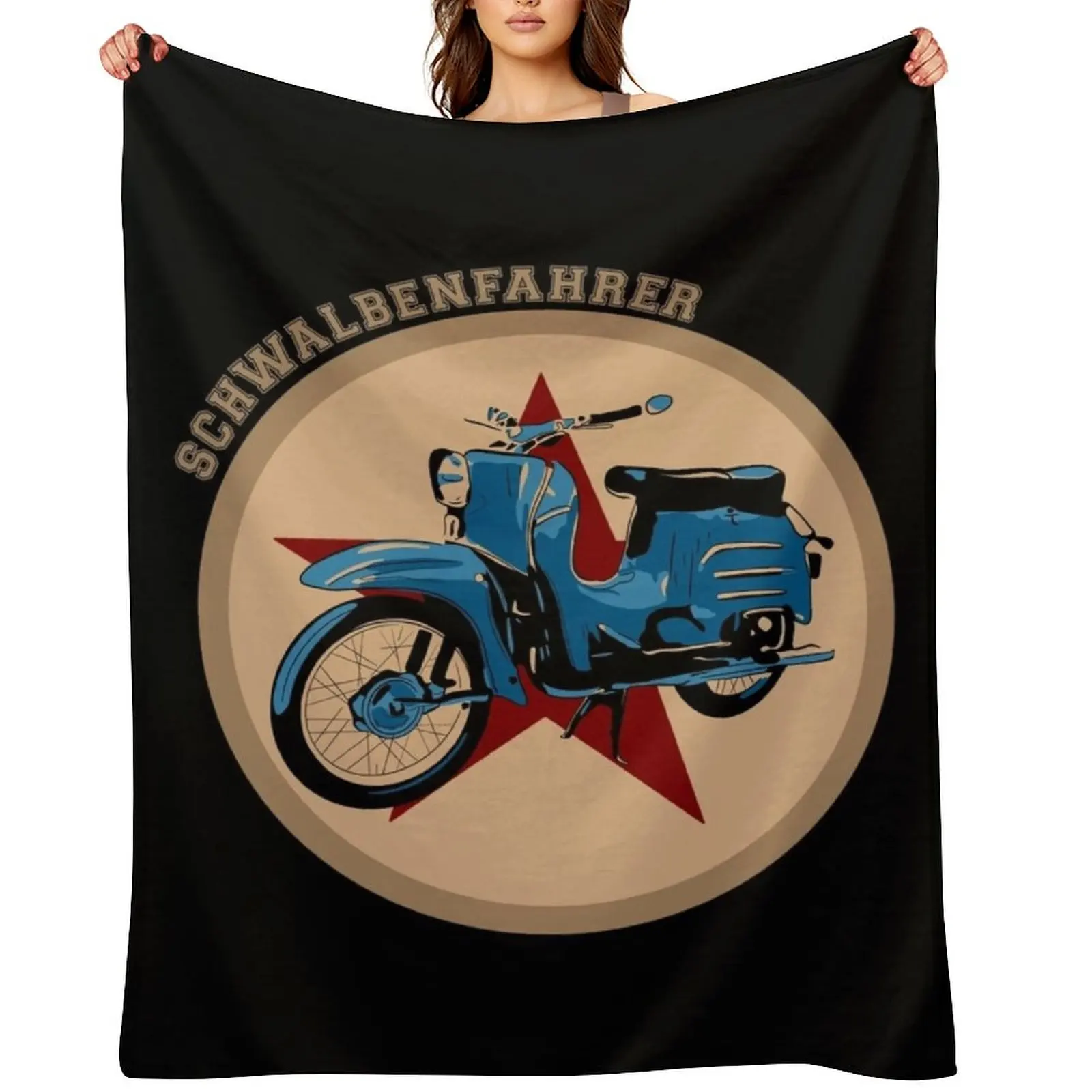 

Simson Schwalbe swallow driver gift Throw Blanket Bed Fashionable Sofa Quilt Kid'S Summer Beddings Blankets
