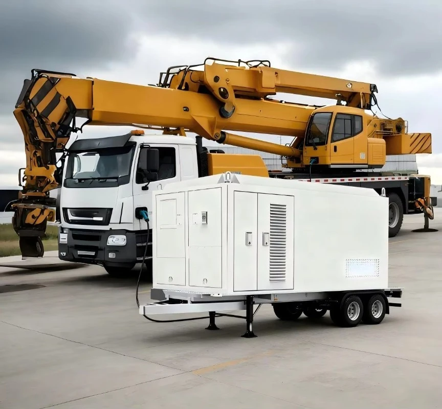 Mobile Energy Storage 240kW 1C 261 271kWh Liquid Cooling ESS EV Charging with Aerosol Fire Protection System Custom