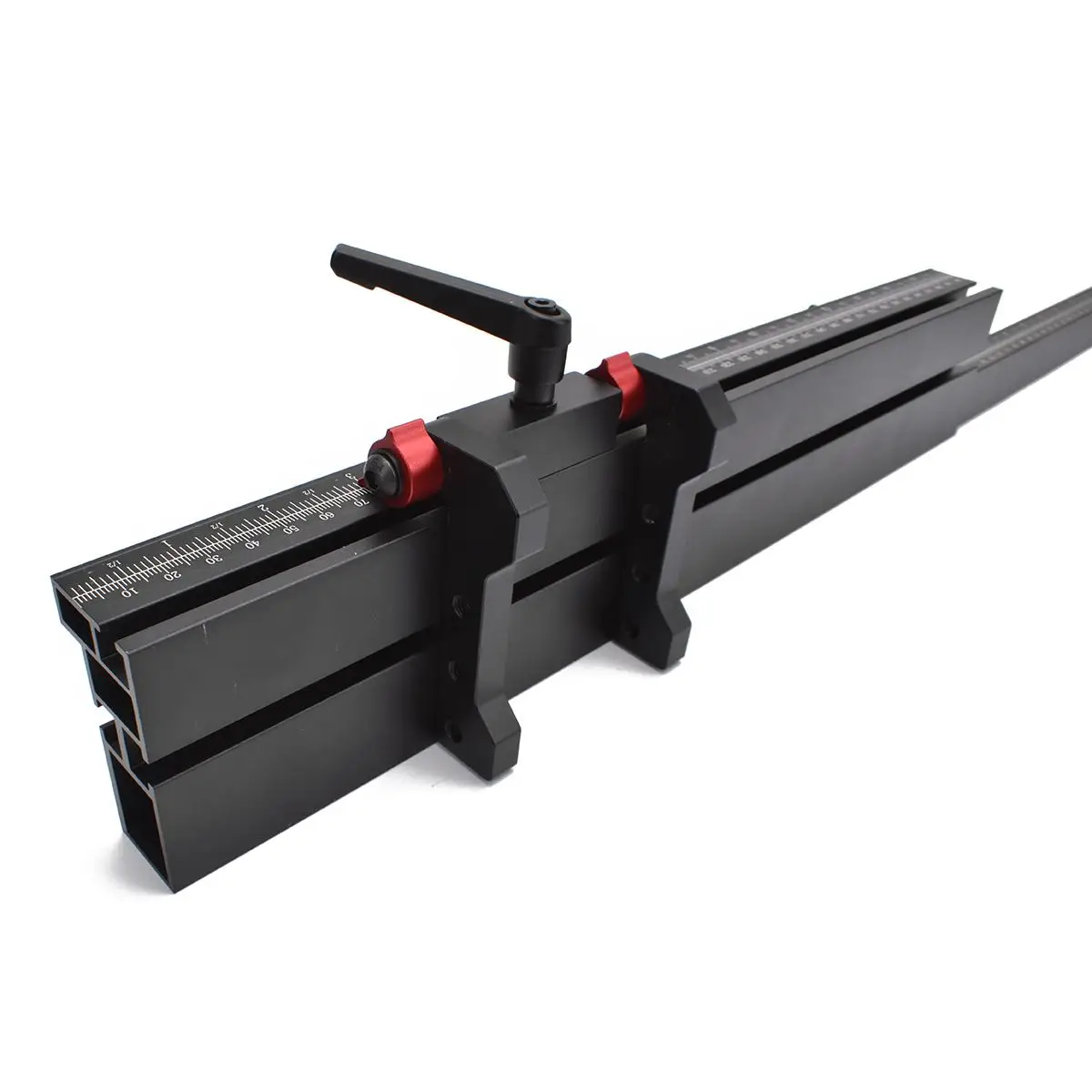 GD716E 760 มม.กล้องโทรทรรศน์ Miter Gauge รั้วขยายสนับสนุนสําหรับงานไม้ Miter Gauge เห็นตาราง Router ตารางโดย ENJOYWOOD