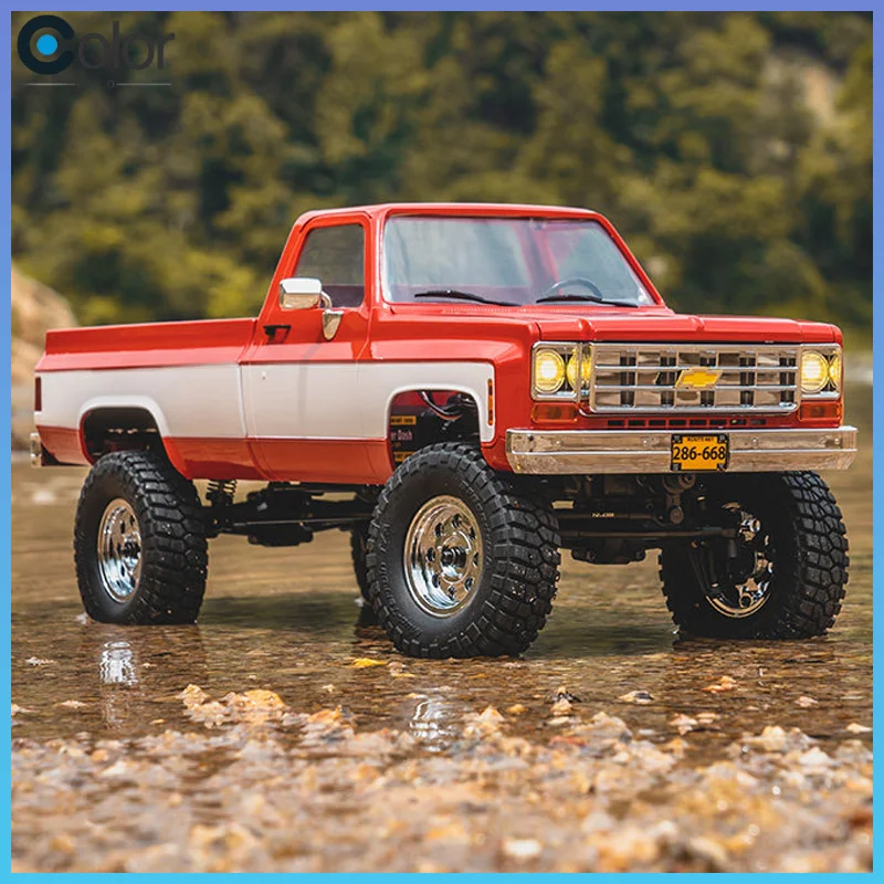Fms New Fcx18 1:18 Chevrolet K10 Pickup Truck Officially Authorized Classic Retro Off-Road Climbing Rc Car Model Rtr