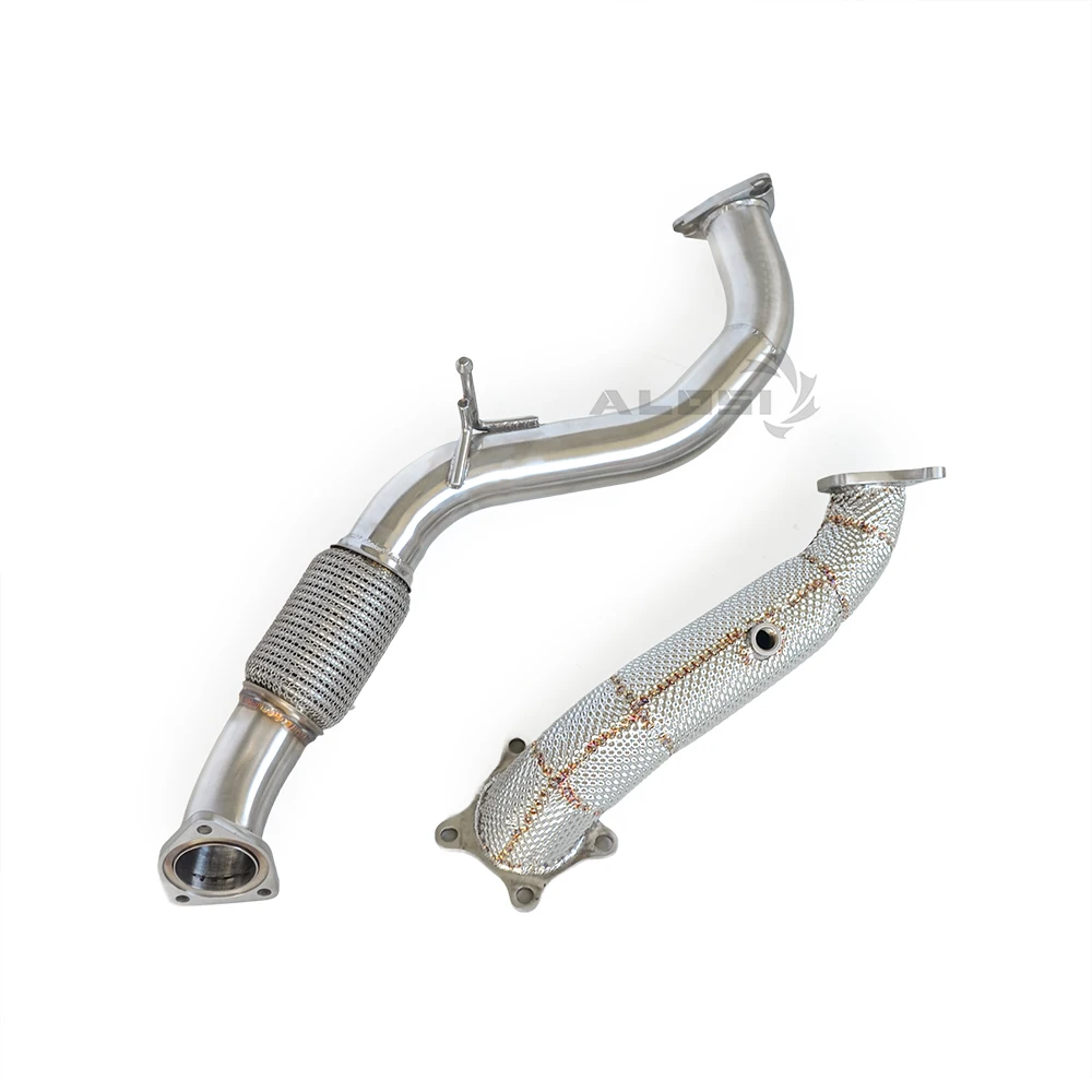 لهوندا سيفيك الجيل العاشر 1.5T 2016-2019 مع ماسورة العادم المعزولة ومصدر العادم عالي الأداء #6