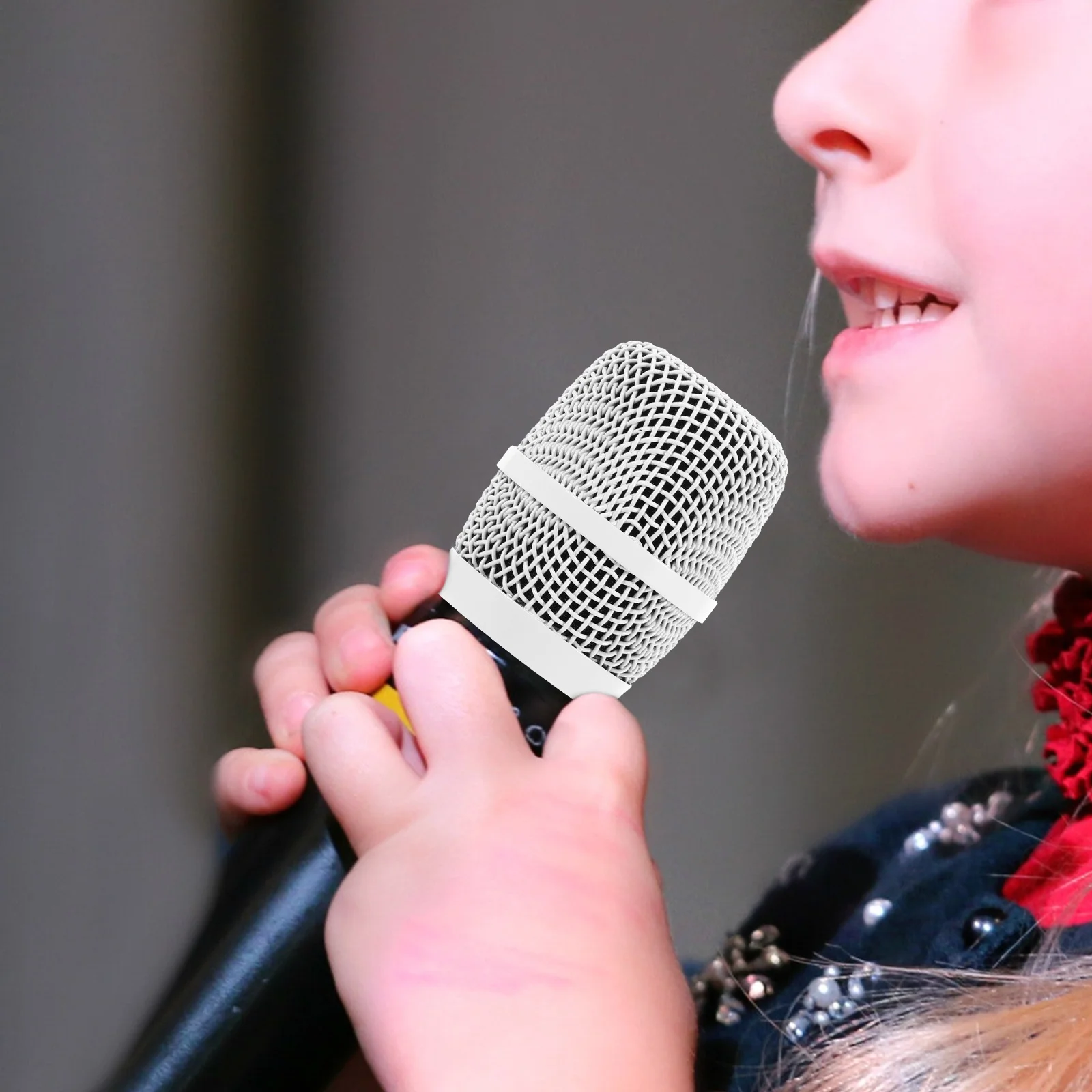 

Microphone Metal Ball Head Replacement Durable Mesh Grille Compatible 780 Bbs666 Wireless Mic Replacement Metal Head