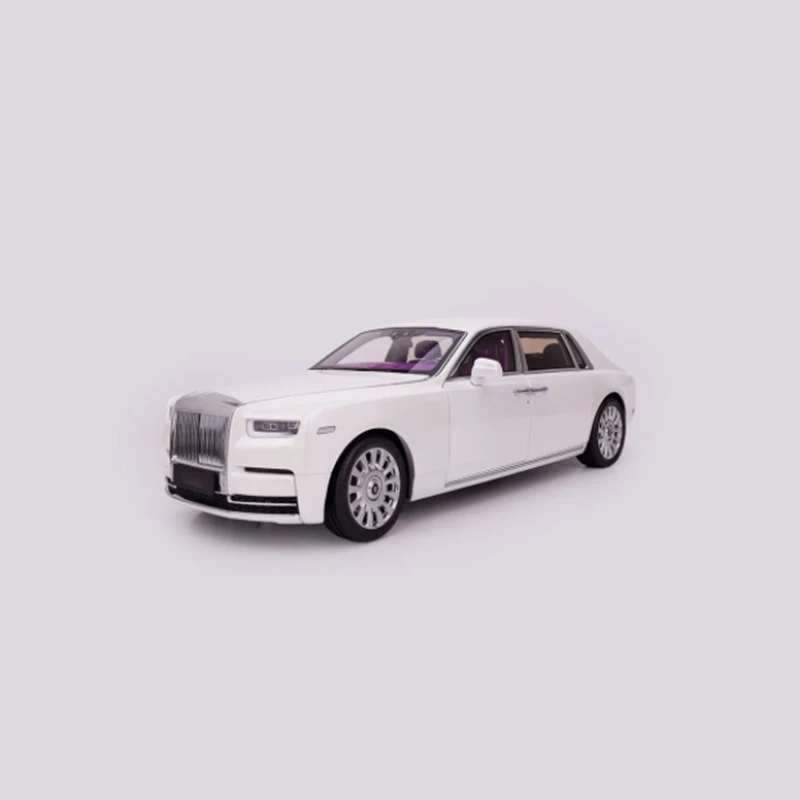 

1:18 Scale Alloy Simulation Phantom 8 Generation Classic Sedan Sports Car Toy Car Model Display Collection Gift Scene Decoration