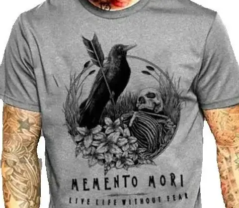 

Футболка в стиле милитари Memento Mori, армейская боевая энергия вооруженных сил