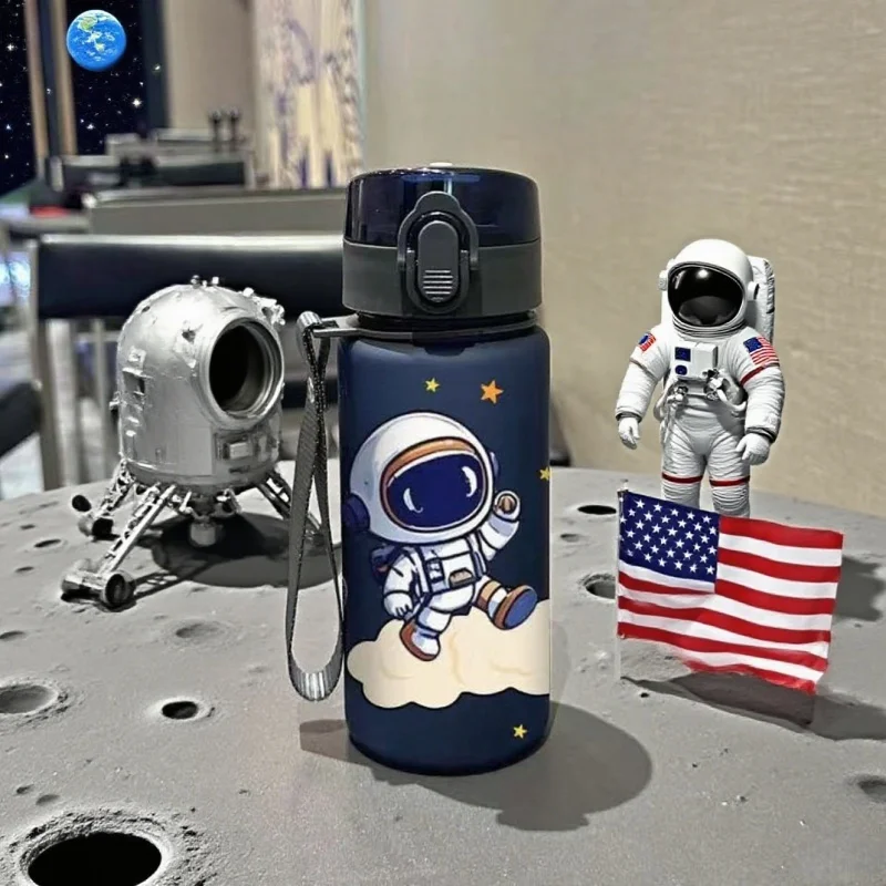 3D Printed Water Cup with Cartoon Astronaut Pattern – Unique & Cool, Vivid Color, Fade-Resistant, Stylish, Durable & Versatile f