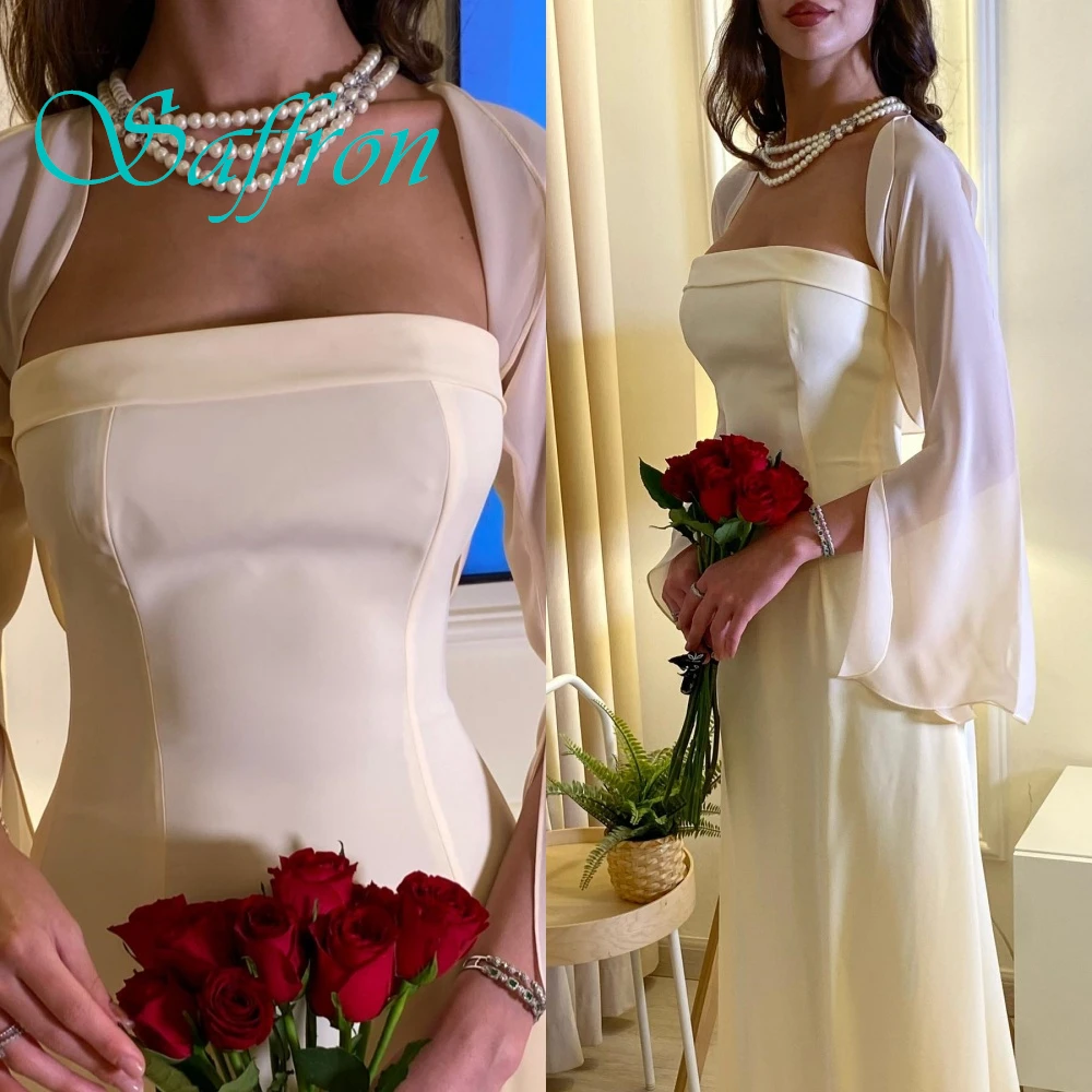 تخصيص رائعة حمالة شال طويل الأكمام مساء اللباس عالية الجودة جيرسي فساتين حفلة موسيقية حساسة فساتين العودة للوطن