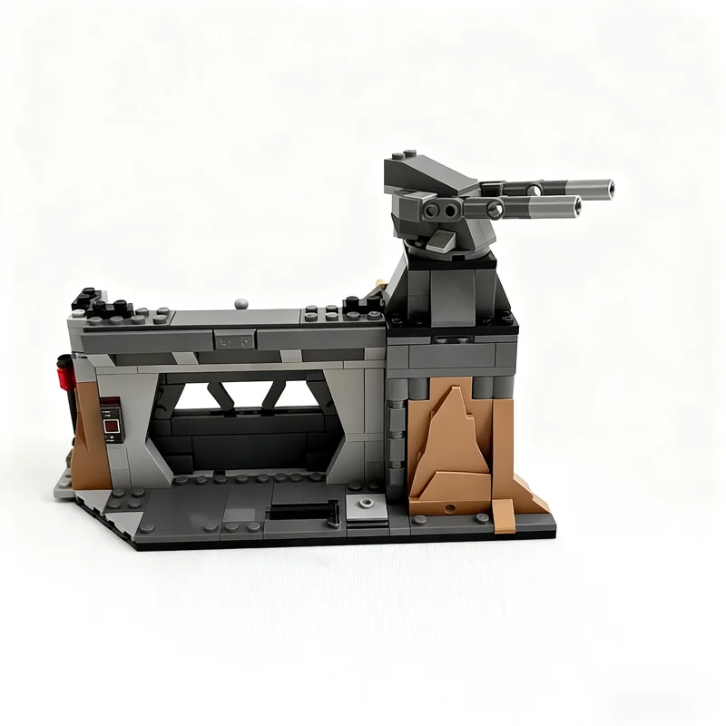 

455PCS MOC Space Battle Update Turet Minigun Model Technology DIY Creative Building Blocks Display Birthday Gift Collectible Set
