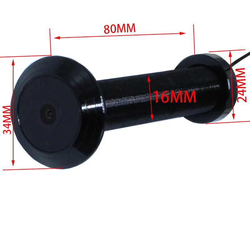 5G new tuya 16MM diameter wide-angle cat eye infrared night vision peephole WiFi doorbell camera