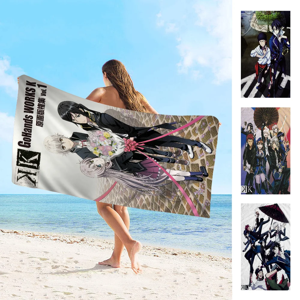 

K.Project Microfiber Blanket Quick Drying Beach Towels Oversized Printing Super Absorbent Pool Towel Blanket