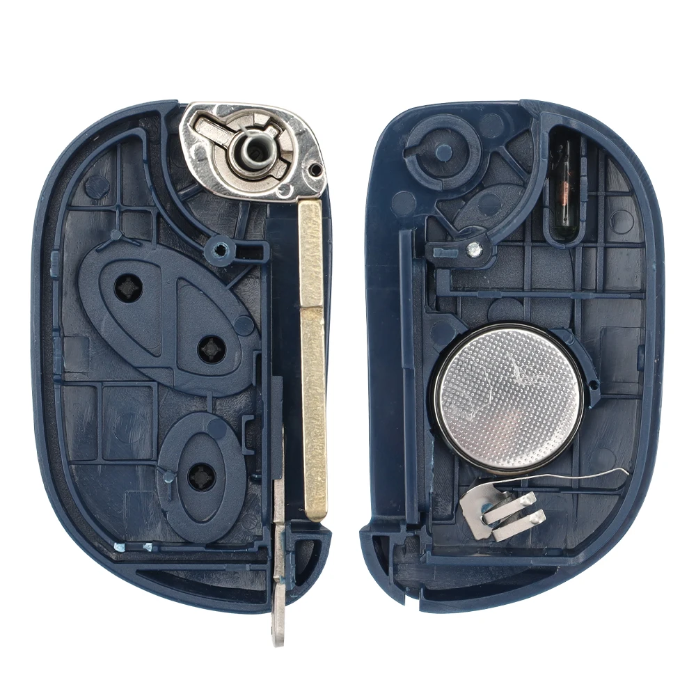 Xuri Flip Remote Car Key Shell Case Fob 3 Button for Maserati Quattroporte,GranTurismo 2005-2011 FCC ID: RX2TRF937