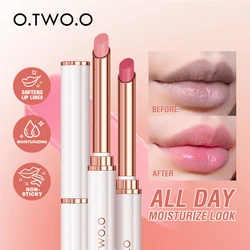 O.TWO.O Color Changing Lipstick Moisturizing Lip Balm Nourising Long Lasting Lip Gloss Natural Beeswax Lip Care Cosmetics