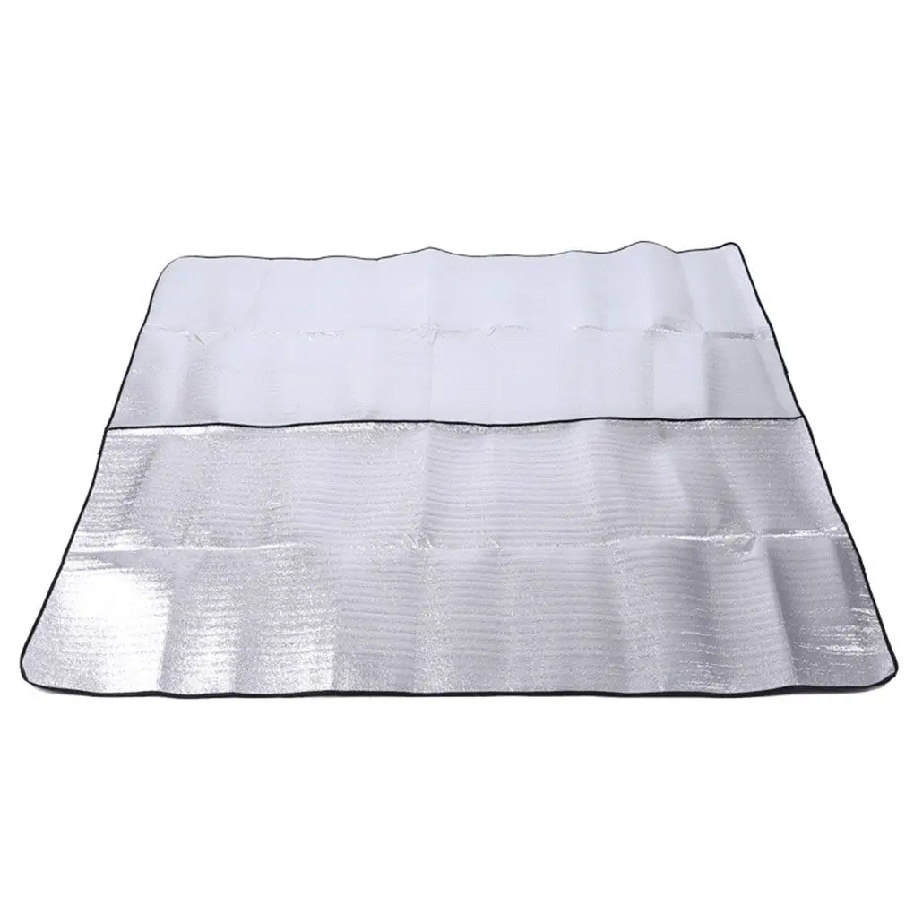 200x200cm Camping Mat Outdoor Waterproof Sleeping Mats Picnic Outdoor Mat Aluminum Foil Thick Sunbath Tent Pad