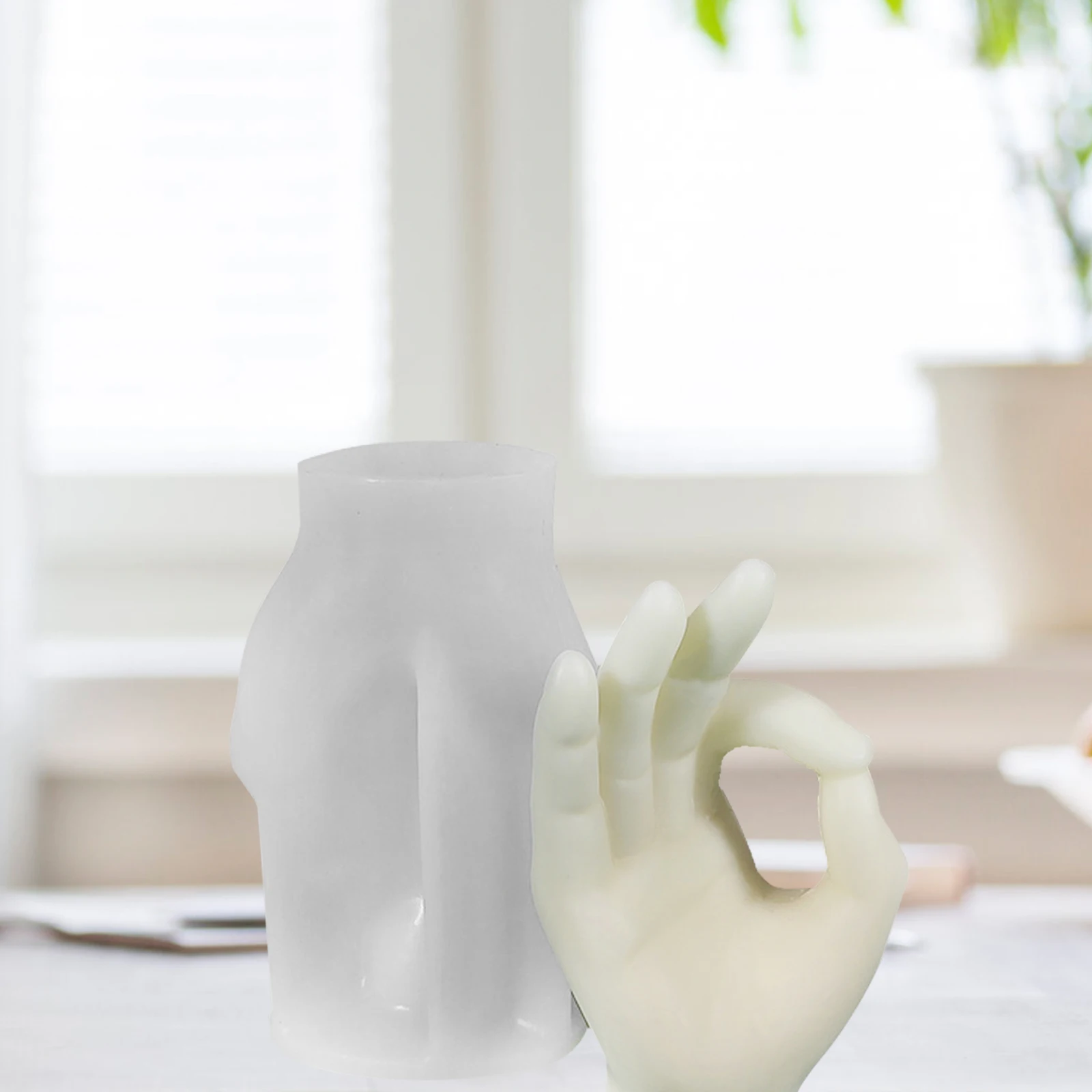 

Gesture Scented Mold Silicone Crafts Decorations Storage Box Silica Gel Art Child