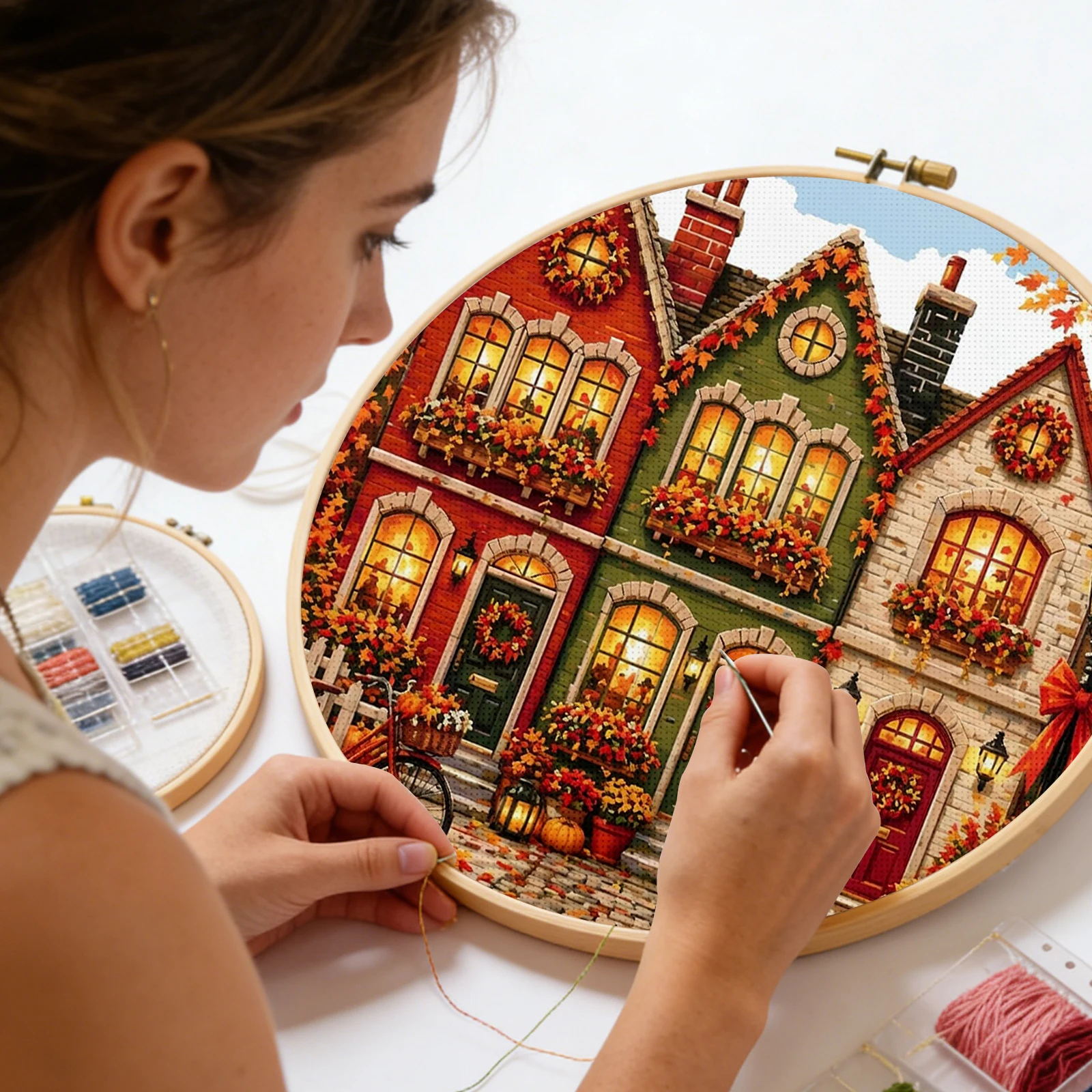 Kit per Ricamo a Punto Croce 1 - Cross Stitch Stamped Kits Beginners recensione e prezzo