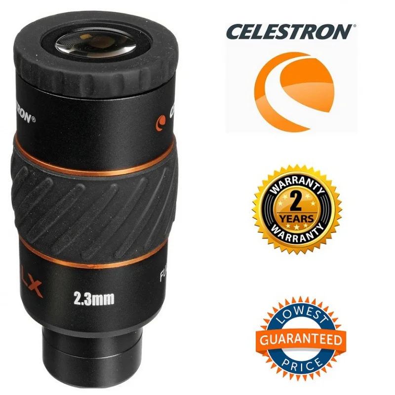 Celtron-X-Cel LX 60 °, 6 Eleents Fly, 2, 5, 7, 9, 12, 18, 25 Eyece