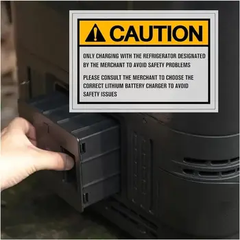 手提式車用冰箱,配備15600mAh可拆卸鋰電池,相容於Alpicool TA/TAW/TS/TW/TWW/P8/CX 12/24V型號 10 最佳銷售 阿爾皮酷電池 - №1