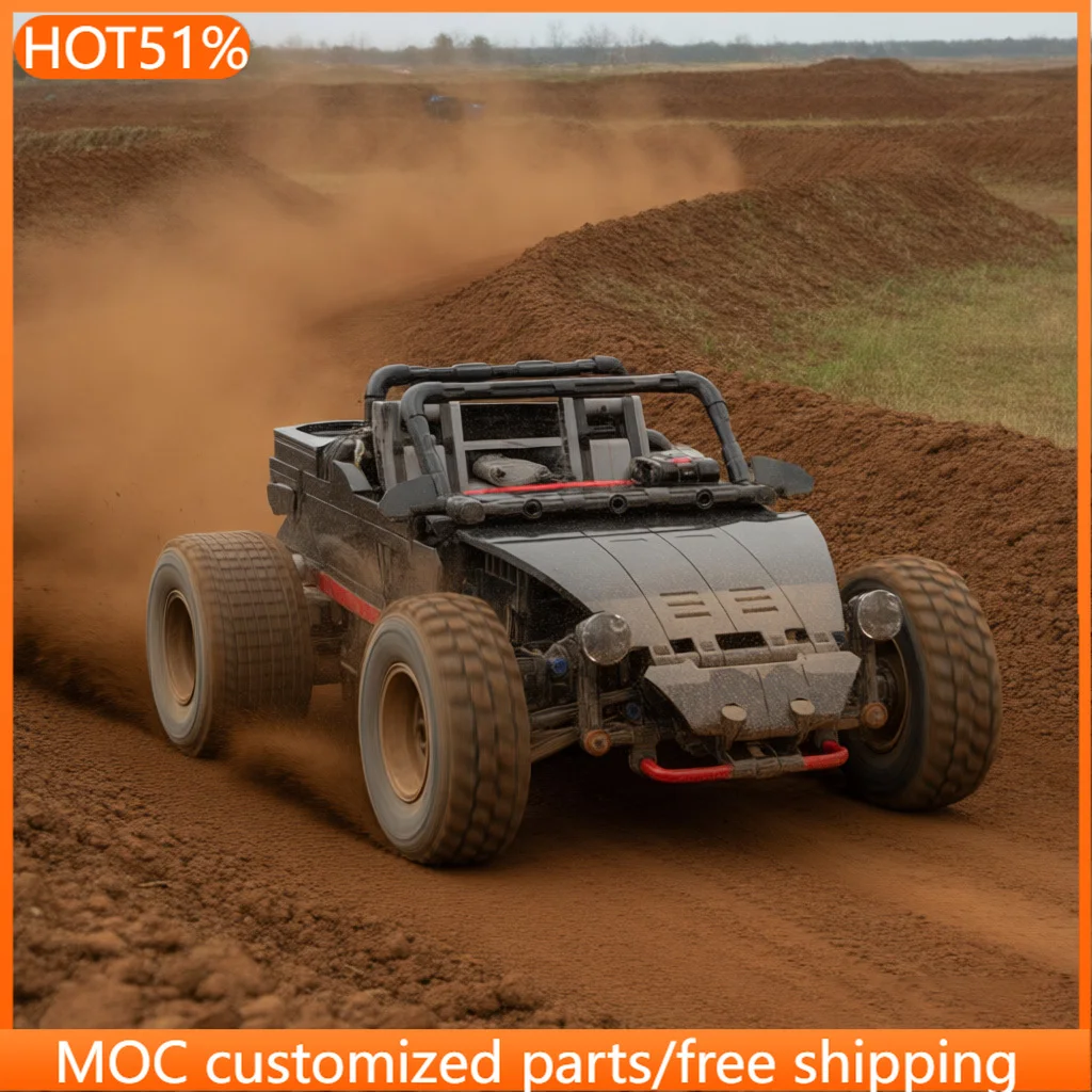 ชุดตัวต่อรถบักกี้ชายหาด 1100 ชิ้น แบบประกอบเองได้ ของเล่นเสริมพัฒนาการด้านเทคโนโลยี ดีไซน์แบบโมดูลาร์ ของขวัญสำหรับเทศกาล