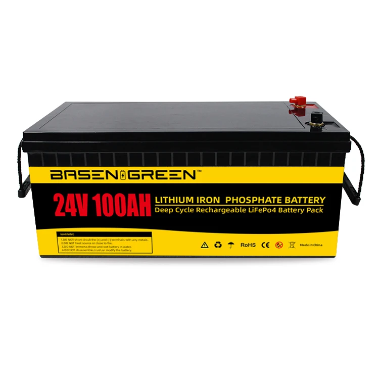 Basen lithium iron battery max 6000 cycle times 24V lifepo4 24V 100ah lithium battery