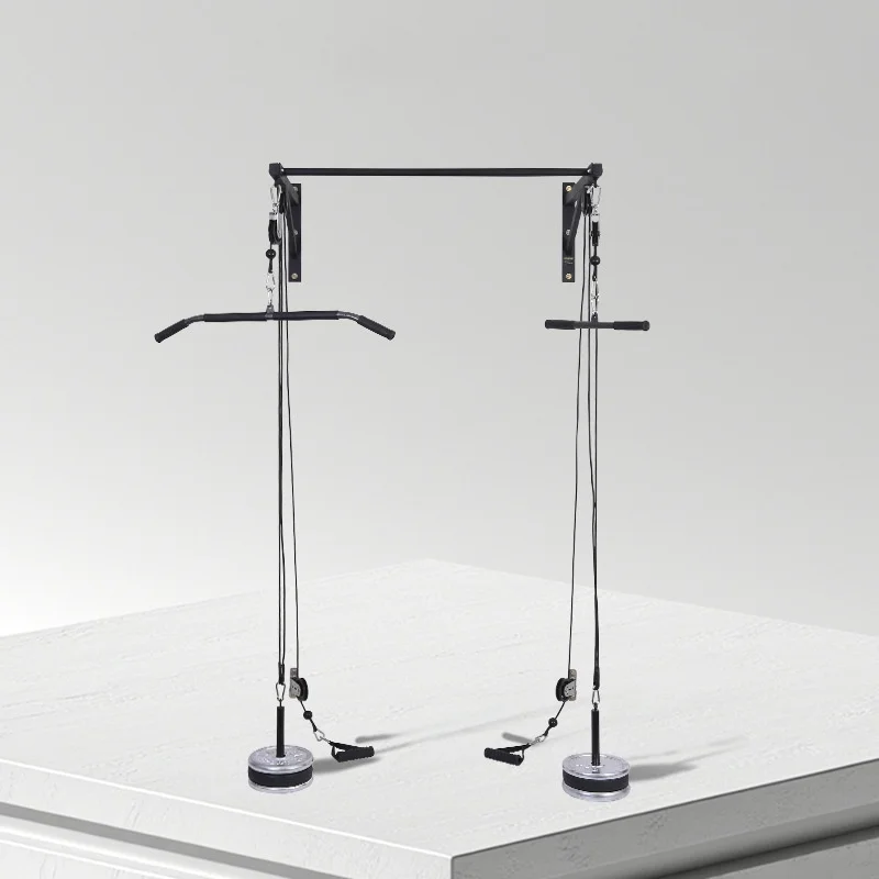 Household Multifunctional High Position Pull Down Trainer Wall Mounted Flying Bird Chest Pull Down Rowing Fitness Equipment
