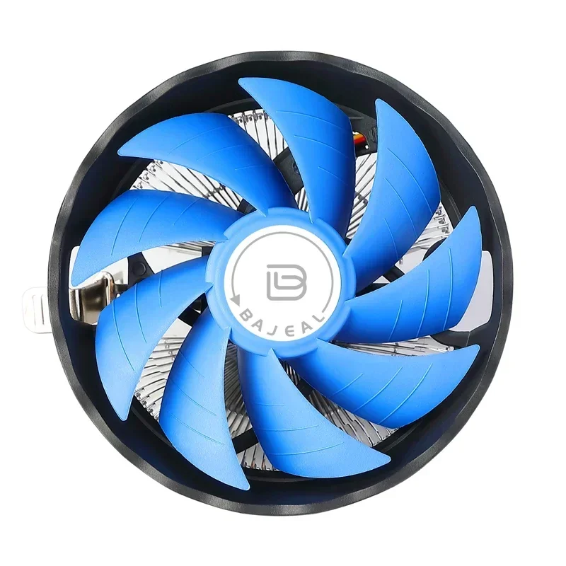 Light Brightness CPU Fan Sleek Black Design CPU Cooler AMD Alloy Cooling Efficiency Heat Dissipation Processor