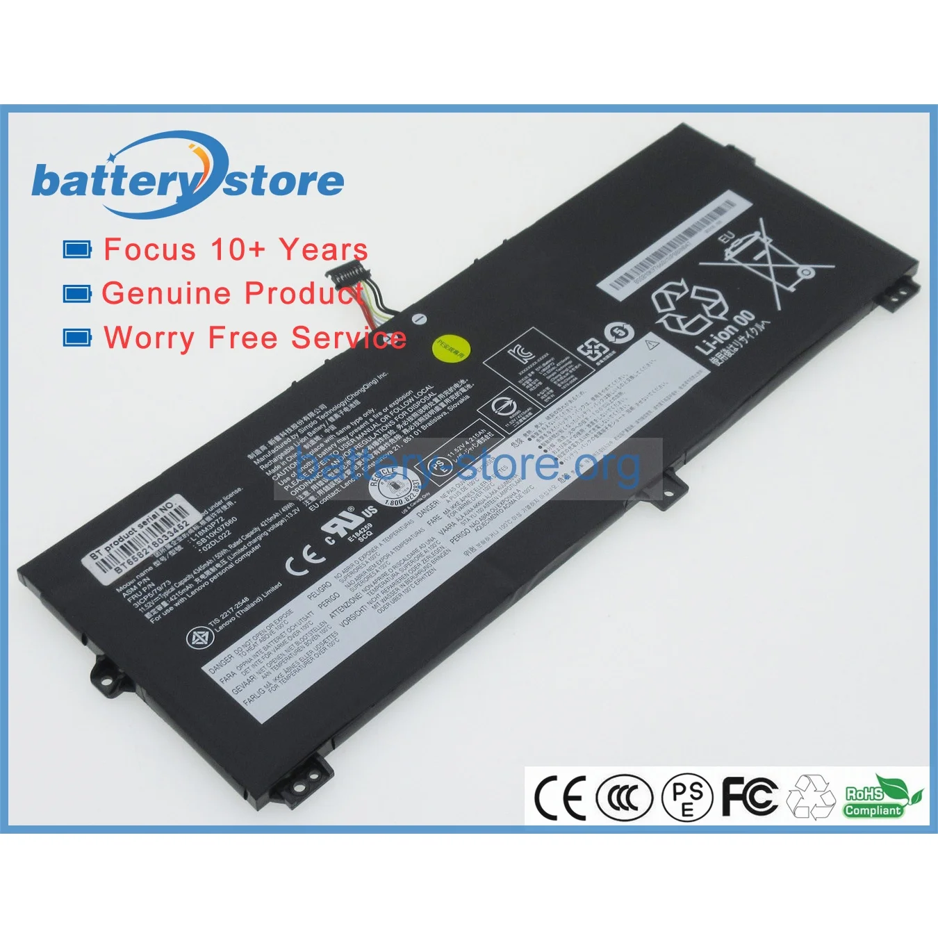 New Genuine 11.55V, 49W laptop battery L18L3P72 , L18M3P72 , L18S3P72 for LENOVO ThinkPad X390 Yoga notebook