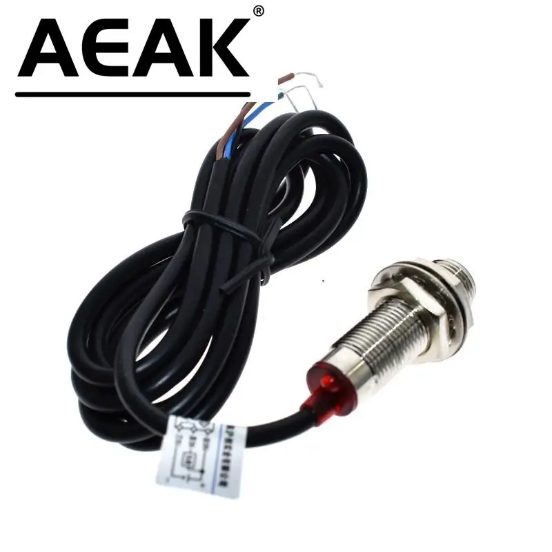 NJK-5002C Sensor efek Hall sakelar jarak NPN 3-kabel biasanya terbuka + objek deteksi magnet: logam