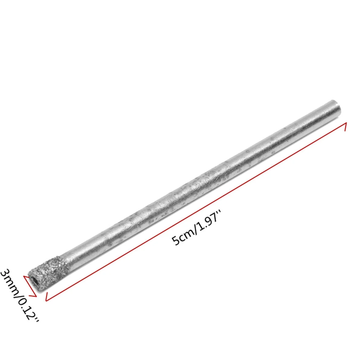 【اشتر الآن】10 قطعة 3 مللي متر 1/8 بوصة منشار ثقب الماس لقم الثقب الأساسية قاطع حفر البناء لأدوات الرخام والبلاط الزجاجي والأحجار الكريمة