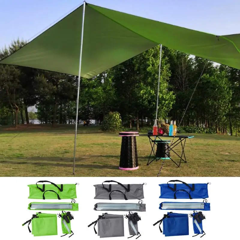 Oxford Cloth Car Tailgate Tent Car Rear Tent Extension Waterproof Trailer Tent Camping Shelter Canopy Large Car Trunk Tent