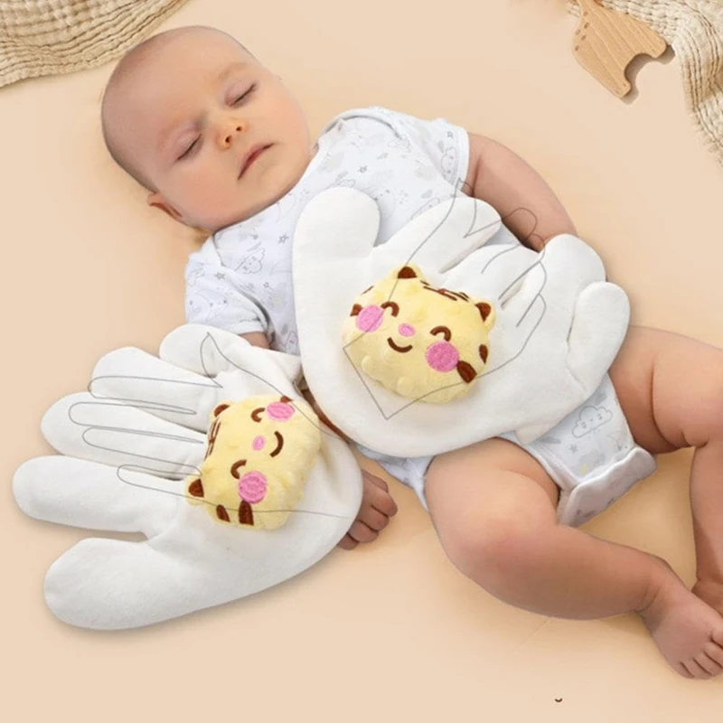 Hot Baby Startle Prevention Hand Glove,Cute Baby Soothing Palm,Electric Baby Pillow,Cartoon Baby Startle Prevention Pillow