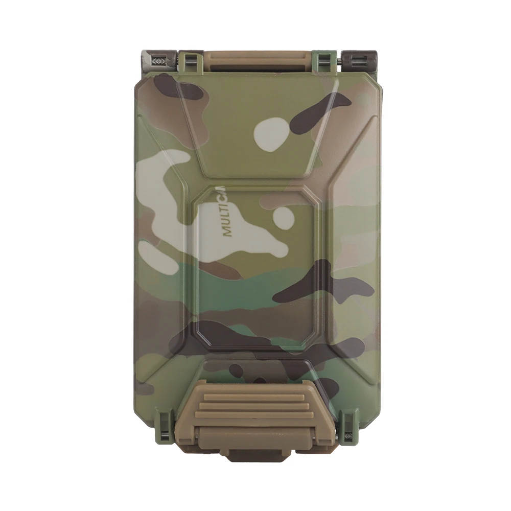 Tactical vest modular magnetic bag waterproof battery storage box tactical box for CR2032 AAA 18650 18350 CR123A