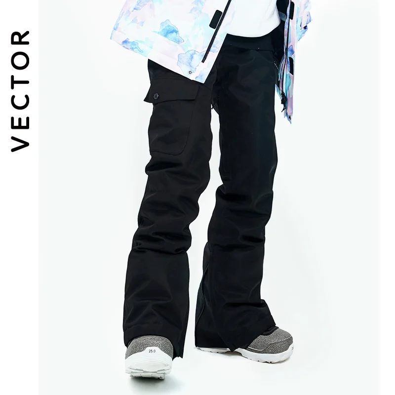 VECTOR Brand-pantalones de esquí de invierno para mujer, pantalones de snowboard, impermeables, a prueba de viento, cálidos, de alta calidad, para exteriores