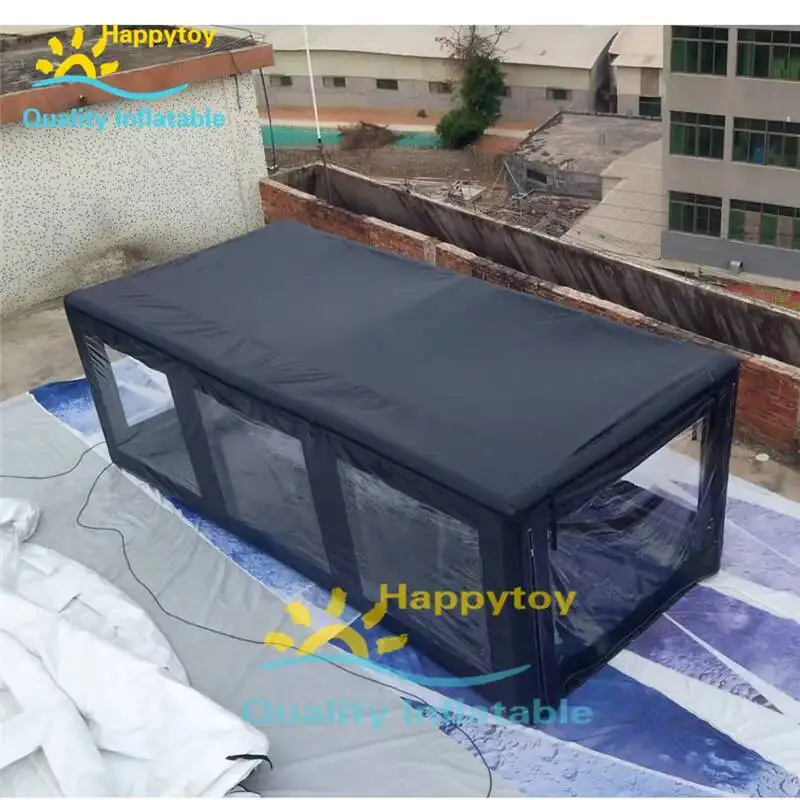 

Transparent Waterproof Fire Resistance Airtight Structure Inflatable Car Tent For Show