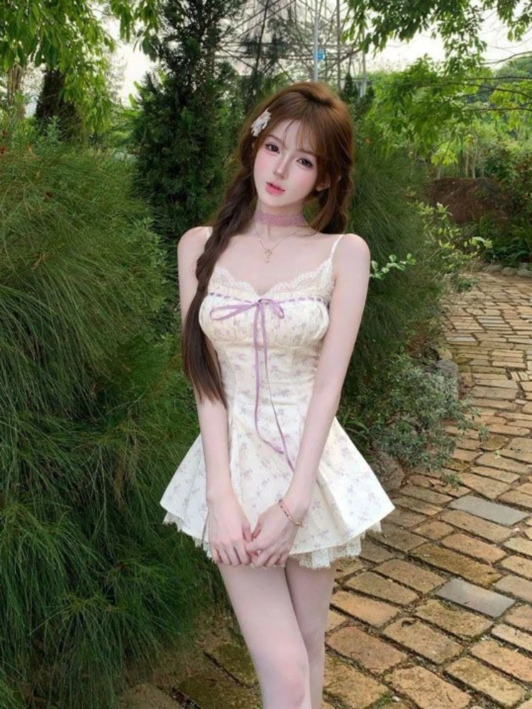 2026 Summer Korean Fashion Des - Ruched Dress Mini ulasan dan harga
