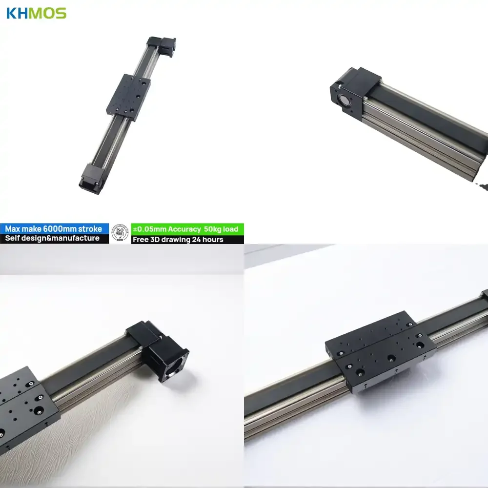 

KHMOS HFB80 Customized Automated Handling Displacement High-speed Belt Drive Linear Guide Rail for Mechanical Arm Slide Rail