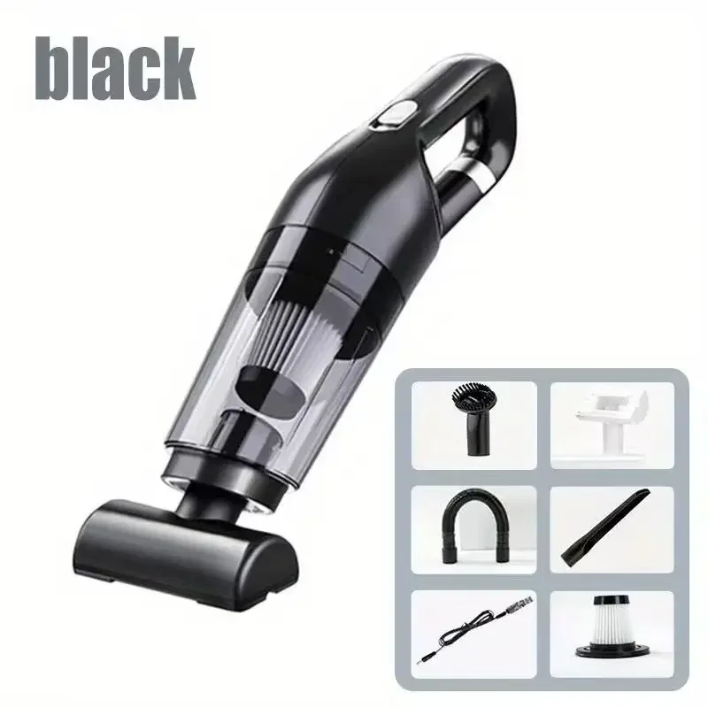 

Portable Handheld Car Vacuum High Suction Wet Dry Cleaner for Auto Interior Household Water Absorption Lightweight Cordless