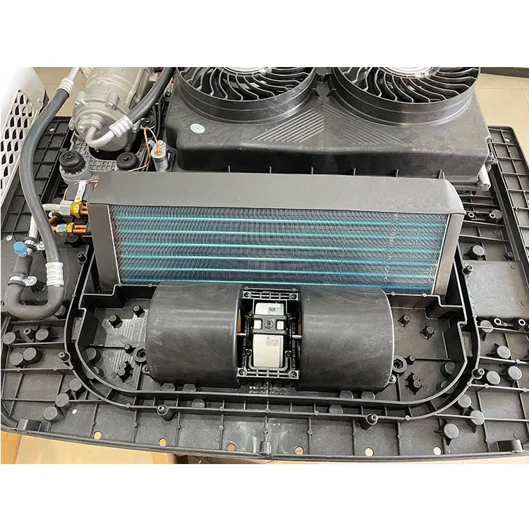 24 فولت وقوف السيارات على السطح تيار مستمر 12 فولت على السطح 24 فولت تكييف الهواء شاحنة مكيف الهواء لتخييم RV #4